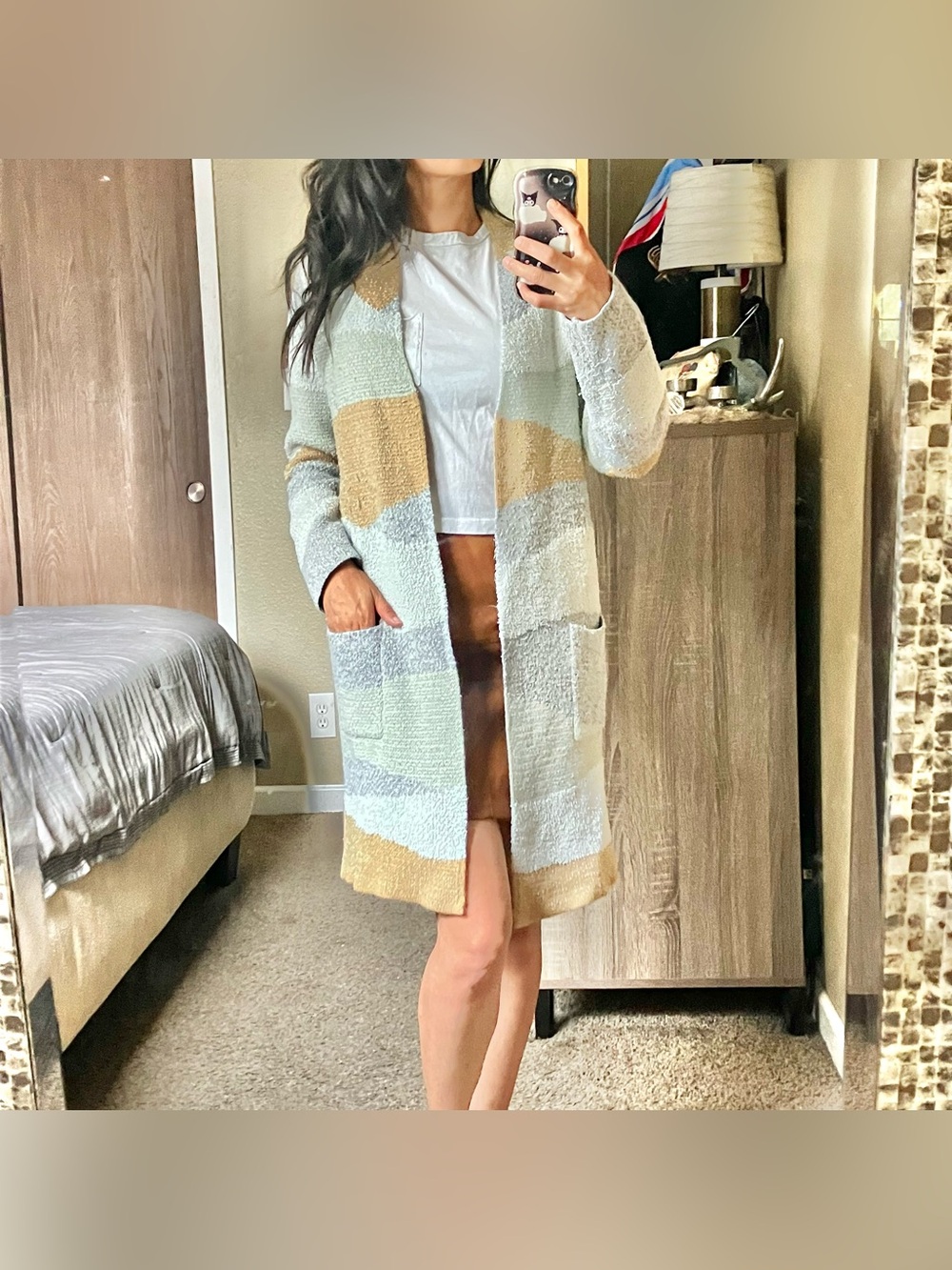 Nike West long sweater cardigan